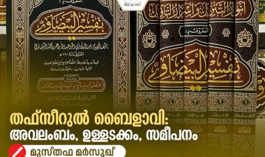 തഫ്സീറുൽ ബൈളാവി: അവലംബം, ഉള്ളടക്കം, സമീപനംe