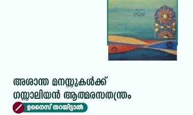 അശാന്ത മനസ്സുകൾക്ക് ഗസ്സാലിയൻ ആത്മരസതന്ത്രം