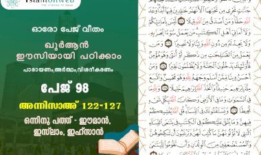 അധ്യായം 4. സൂറത്തുന്നിസാഅ് (Ayath 122-127) ഒന്നിനു പത്ത് - ഈമാന്‍, ഇസ്‍ലാം, ഇഹ്സാന്‍