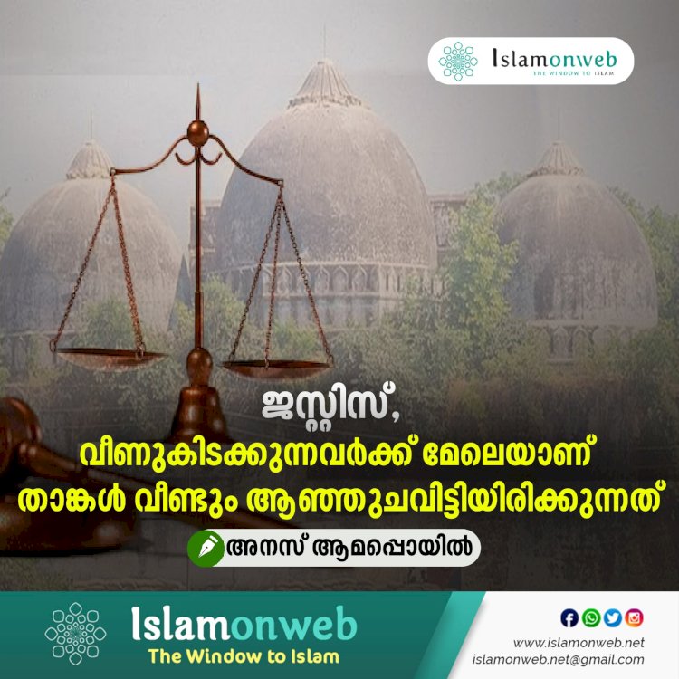 ജസ്റ്റിസ്, വീണുകിടക്കുന്നവർക്ക് മേലെയാണ് താങ്കൾ വീണ്ടും ആഞ്ഞുചവിട്ടിയിരിക്കുന്നത്