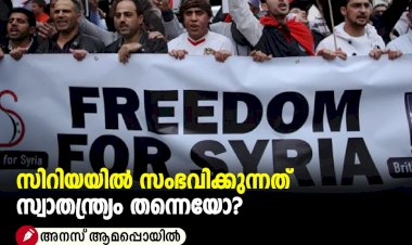 സിറിയയില്‍ സംഭവിക്കുന്നത് സ്വാതന്ത്ര്യം തന്നെയോ?