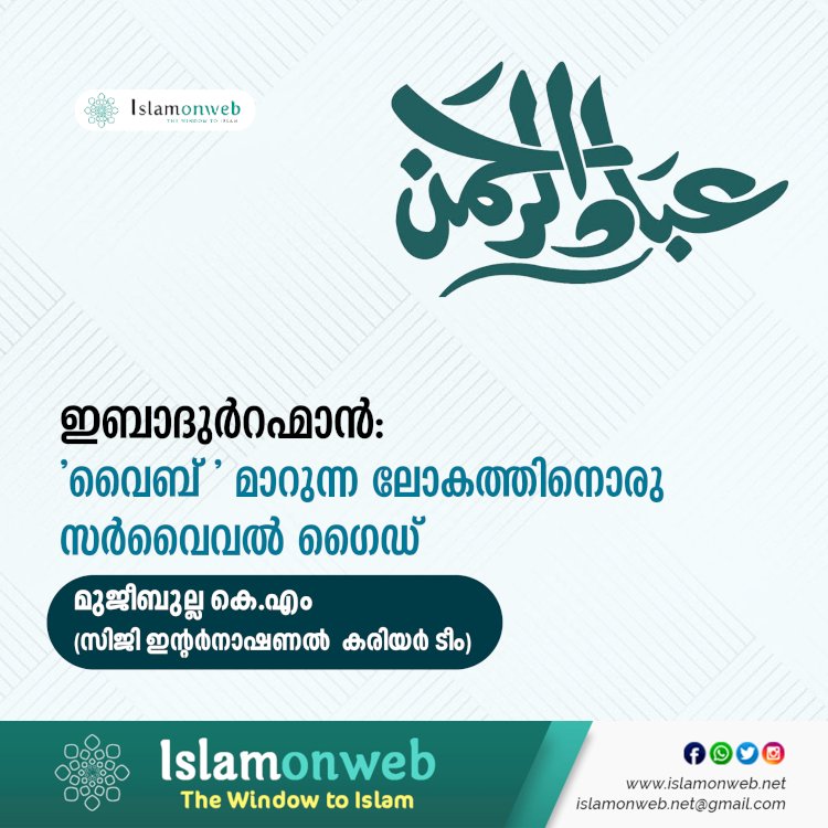 ഇബാദുർറഹ്മാൻ: 'വൈബ്' മാറുന്ന ലോകത്തിനൊരു സർവൈവൽ ഗൈഡ്
