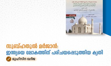 സുബ്ഹതുൽ മർജാൻ: ഇന്ത്യയെ ലോകത്തിന് പരിചയപ്പെടുത്തിയ കൃതി