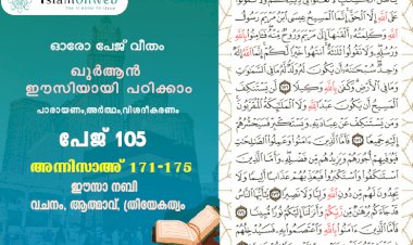 അധ്യായം 4. സൂറത്തുന്നിസാഅ് (Ayath 171-175) ഈസാ നബി – വചനം, ആത്മാവ്, ത്രിയേകത്വം