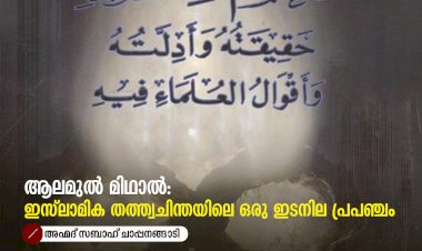 ആലമുൽ മിഥാൽ: ഇസ്‌ലാമിക തത്ത്വചിന്തയിലെ ഒരു ഇടനില പ്രപഞ്ചം