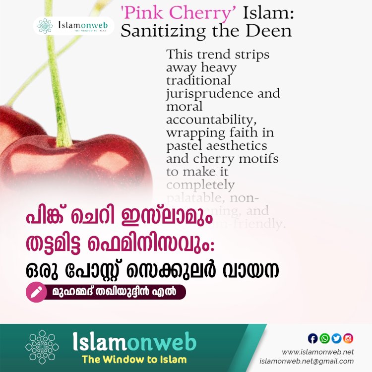 പിങ്ക് ചെറി ഇസ്‌ലാമും തട്ടമിട്ട ഫെമിനിസവും: ഒരു പോസ്റ്റ് സെക്കുലർ വായന