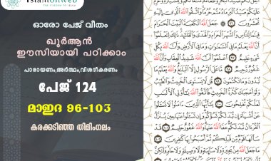അധ്യായം 5. സൂറത്തുല്‍ മാഇദ (Ayath 96-103) കരക്കടിഞ്ഞ തിമിംഗലം